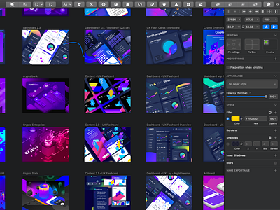 My dribbble shots on sketch 52 dark theme app colors dark design dribbble feed interface sketch sketch52 theme typography ui