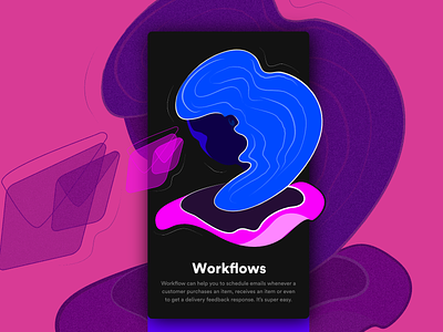Onboarding - Workflow illustration affinity app art brand branding character clean colors concept design flat girl hero illustration interface mobile sketch texture ui web