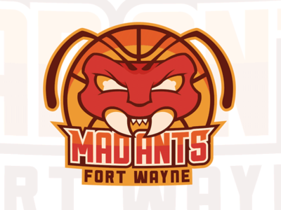 Mad Ants - Redesign Concept ant basketball fort wayne indiana logo sports