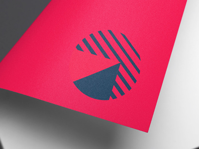 Logo Concept bright concept dimension line logo