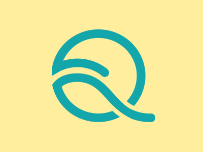 Q Logo Concept concept logo mark q wave
