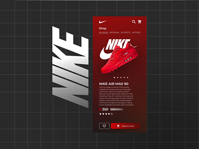 Nike App UI