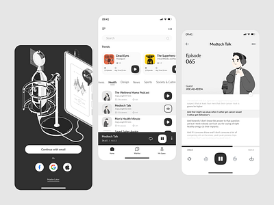 Podcasts App Concept