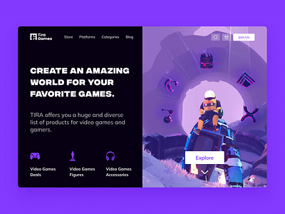 Game Store Website designs, themes, templates and downloadable graphic  elements on Dribbble