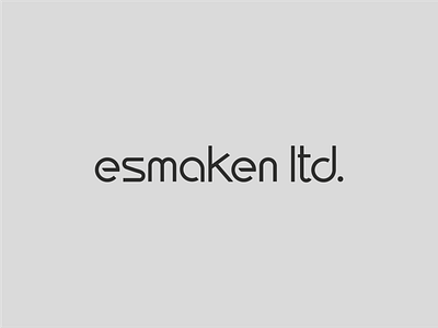 Esmaken Ltd. adobe branding graphic design illustrator logo logodesign logodesigns minimalistdesigns minimalistlogo