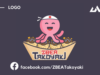 ZBEA TAKOYAKI LOGO branding graphic design logo