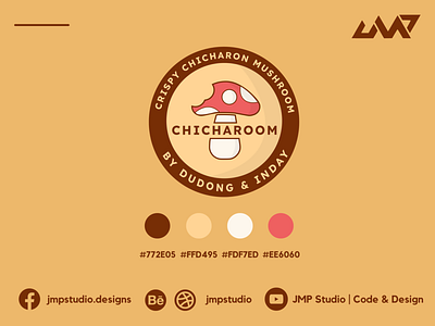 Chicharoom | Crispy Chicharon Mushroom By Dudong & Inday Logo