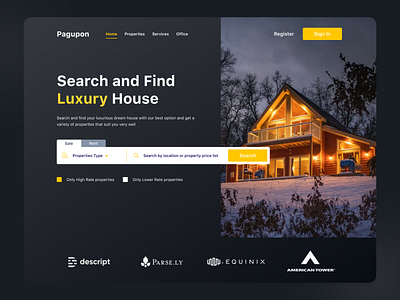 Pagoupon - Properties Agency Website