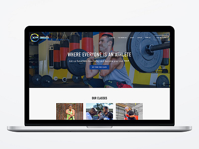 Fitness Studio Website digital design sketch web design