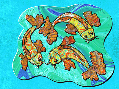Fish Art art creativeart design fish fishart graphic design illustration