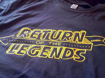 T-shirt Return of the Legends