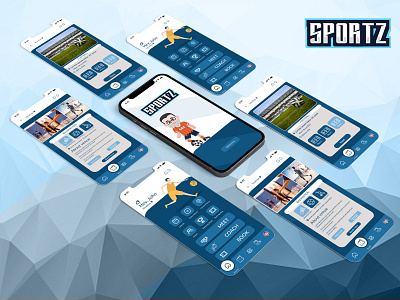Sportz app app design fitness graphic design sports ui ux