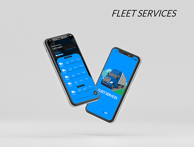 Fleet services app app design graphic design illustration ui ux
