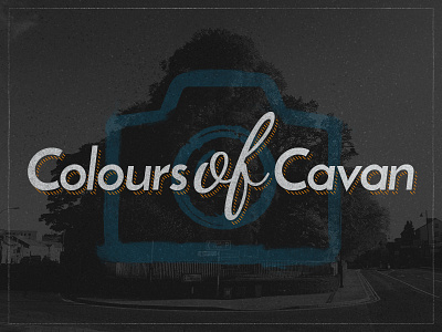 Colours of Cavan branding camera camera logo ireland irish logo photography sketch