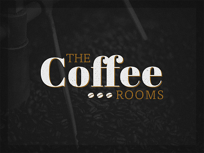 The Coffee Rooms Logo bean beans coffee logo rooms type typography