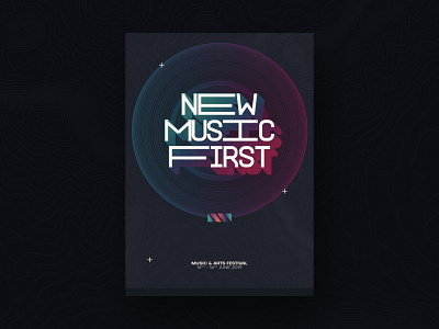 Music Festival '19 - Direction One festival geometric ireland music poster poster design texture type