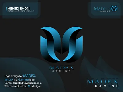 #MADEX GAMING adobe animation branding chanel clan comminity consol discord game gaming graphic design letter logo live stream logo minimalistic logo mordern logo simple logo stream team youtube