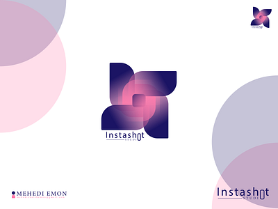#instashot 3d adobe app art branding concept creative design graphic design illustration instashot logo minimal photoghraphy studio vector videogaphy