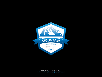 #MOUNTAIN adobe art brand identity branding concept creative design graphic design illustration logo mountain vector vetor