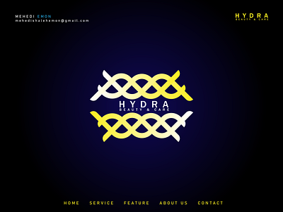 HYDRA adobe brand branding company concept creative design graphic design hydra illustration landing page logo minimal shop ui vector website