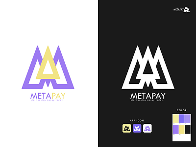 METAPAY adobe app icon branding company concept creative design e comace financial graphic design grid logo illustration logo minimal pay shop vector website