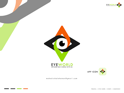 EYEWORLD 3d adobe art branding company concept creative design eye graphic design illustration logo logofolio shop studio travel ui vector