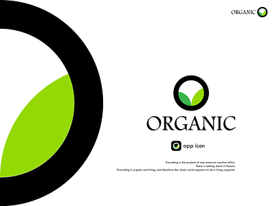 Organic adobe app branding company concept creative design fresh garden geen graphic design icon illustration logo minimal minimalstic organic shop simple logo ui