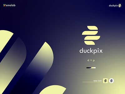 duckpix adobe app art brand identity branding company concept creative d letter design graphic design icon illustration letter logo logo minimal p letter photography pixel website