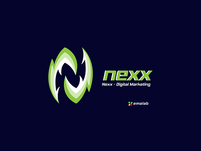 nexx - digital marketing adobe app logo art branding concept creative design digital marketing logo graphic design icon illustration letter logo logo logofolio minimal mordern logo n letter logo ui vector website logo