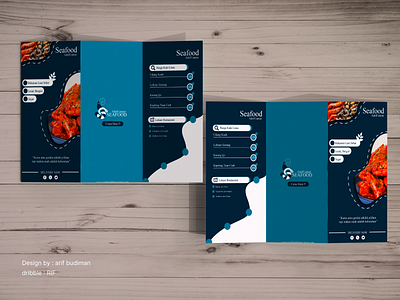 brochure seafood design