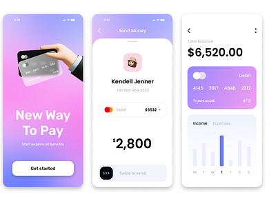 Finance App app application banktransfer financeapp money payment ui ux