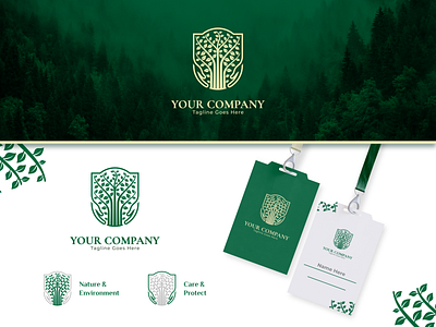 Nature Shield Logo branding company companybranding design graphic design logo nature