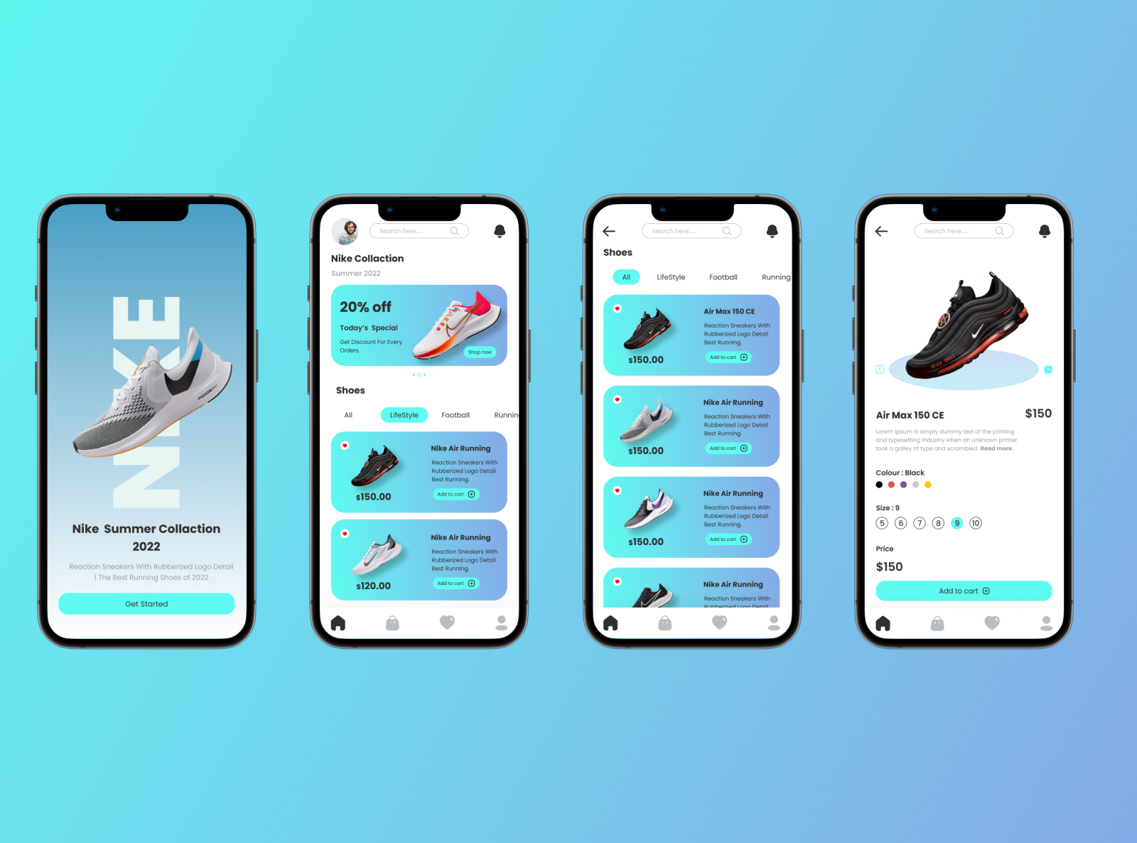 Nike Mobile App by Hossain Easin on Dribbble