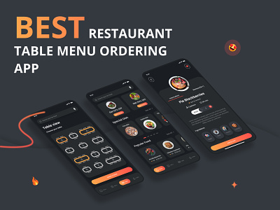Restaurant table Menu Ordering APP app design ios menu ordering app mobile app mobile ui design restaurant table menu uiux