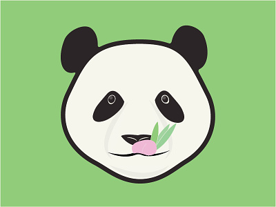 Panda animal eating grass green panda tongue wildlife