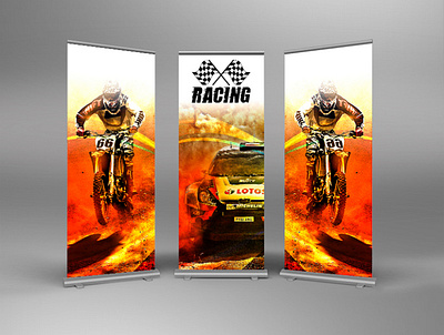 Roll Up Mockup banner branding display stand mockup roll up banner rollup showcase stand banner