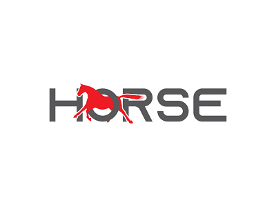 Modern minimalist (Horse) logo design