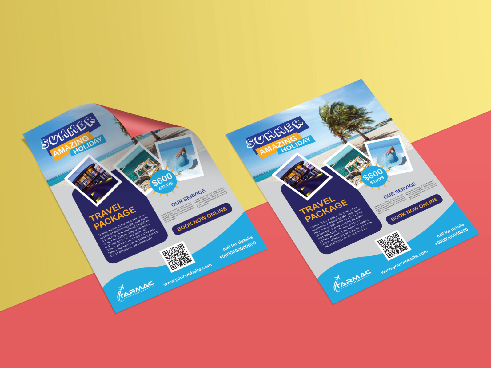 Summer flyer design by NUR ALOM HOSSAIN on Dribbble