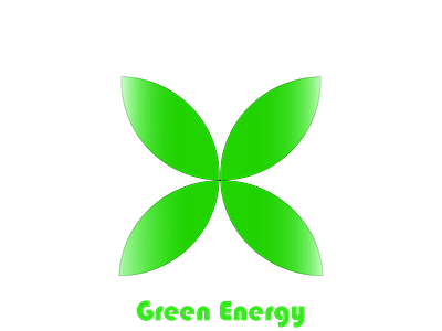 A logo for green energy or something positive