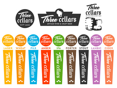 Three Cellars Logo Redesign