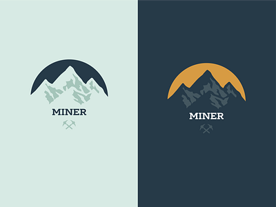 Mountain logo branding identity