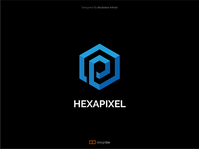 Hexagon - P logo box logo business logo company design hexa hexagon logo p logo pixel logo