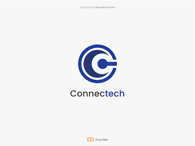 Connect Tech logo c logo connect letter c logo round logo tech technology