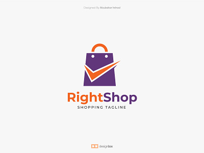 Shopping Logo bag logo branding business logo company e commerce logo online shop shopping