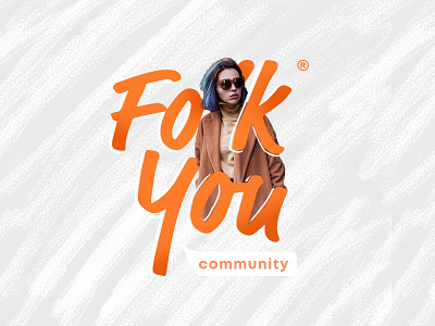 Folk You Community application brand branding community design folk logo you