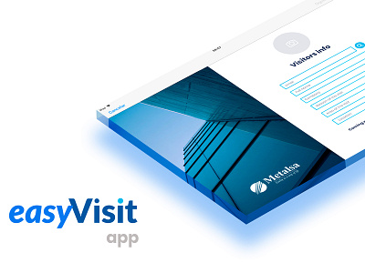 EasyVisit app app application brand metalsa uidesign uiux visits