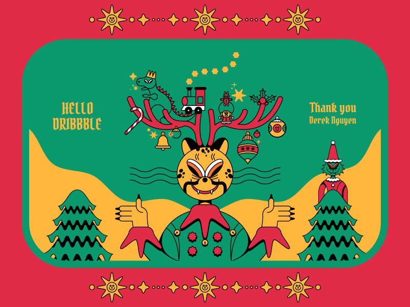 Hello Dribbble by Yun dasom on Dribbble