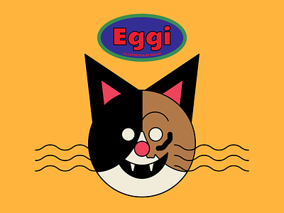DASOM FAMILY NO.3 - Eggi 2d animal art cat character color design drawing illust illustration vector work