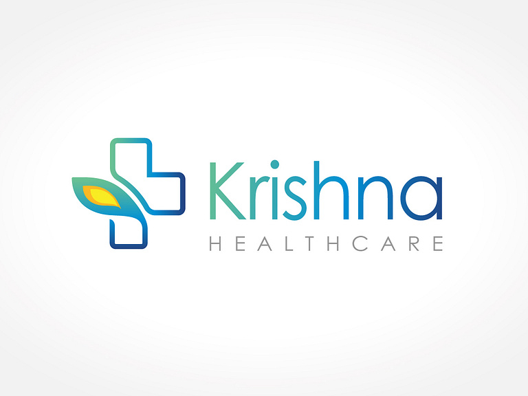 Krishna Healthcare Logo By Dinesh Pradhan On Dribbble