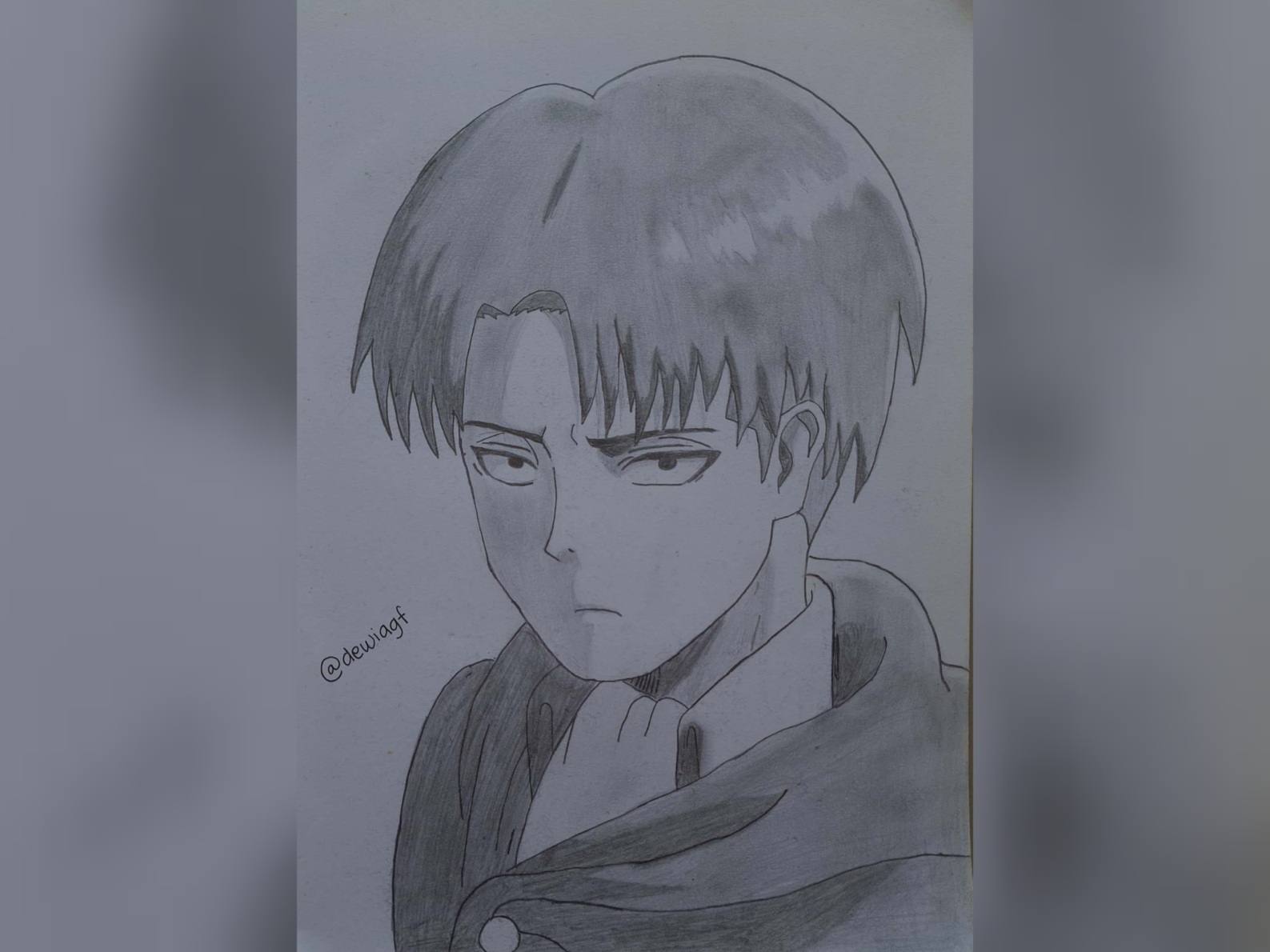 Re-draw : Levi Ackerman 1 By Dewi Agfiannisa On Dribbble